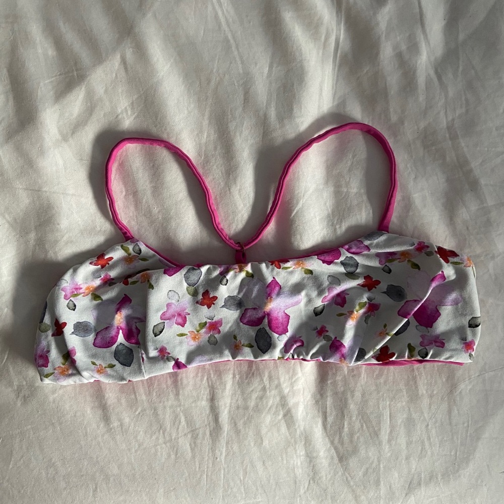 San Lorenzo Reversible Fuschia Water Lily Top